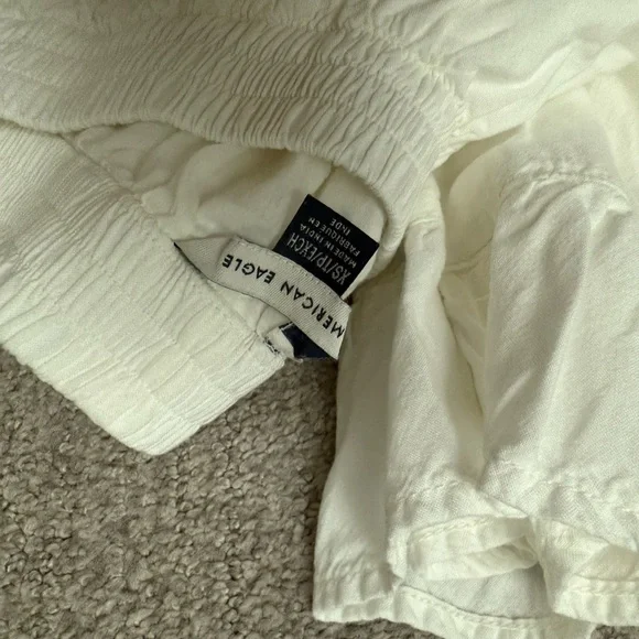 American Eagle Outfitters White Tiered Maxi Skirt - Picture 3 of 3